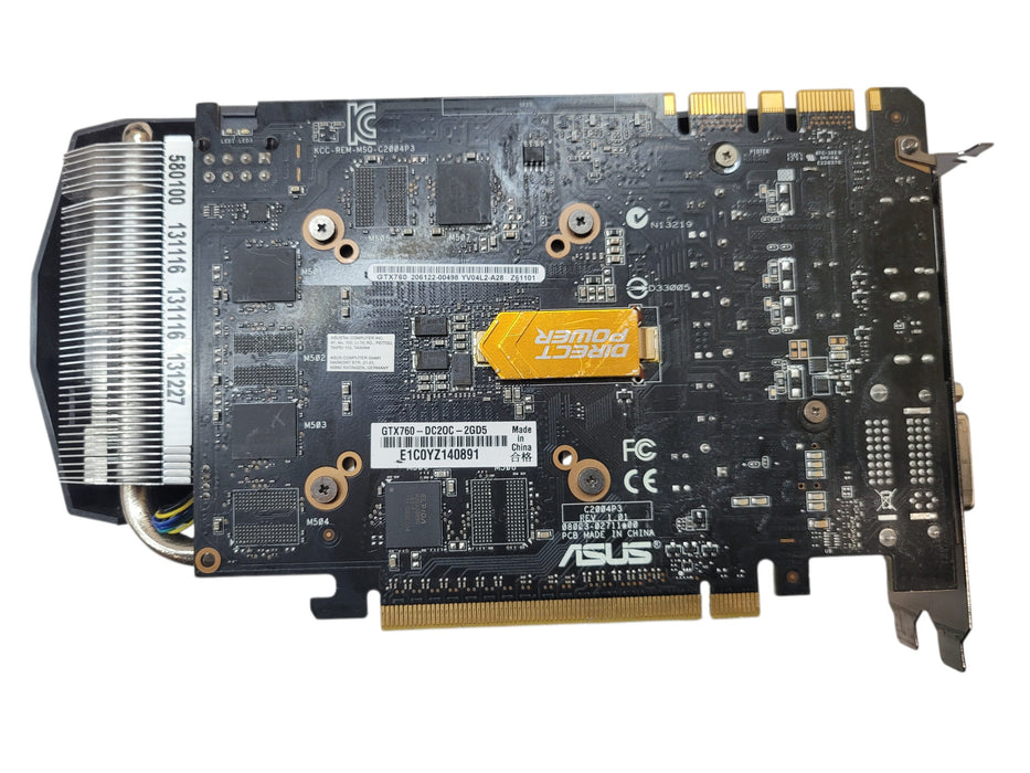 ASUS GeForce GTX 760 DirectCU II OC 2GB GDDR5 Graphics Card GTX760-DC2OC-2GD5