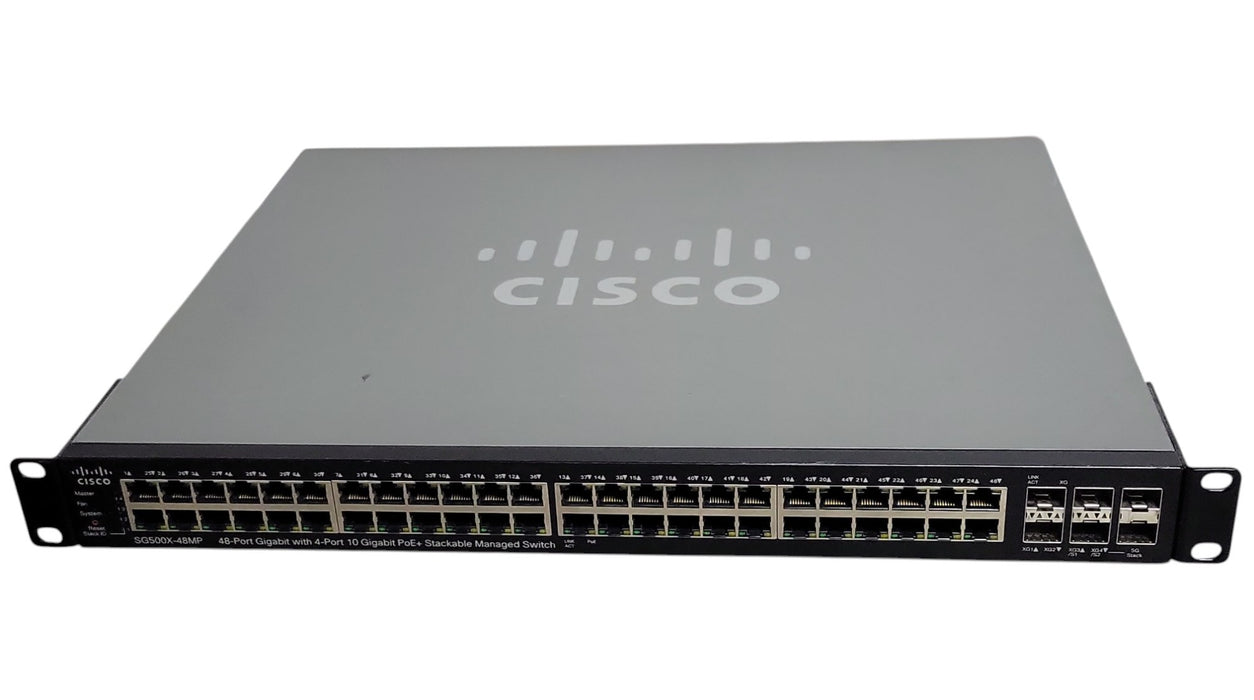 Cisco SG500X-48MP 48-Port Gig with 4-Port 10Gig PoE+ Stackable Managed Switch