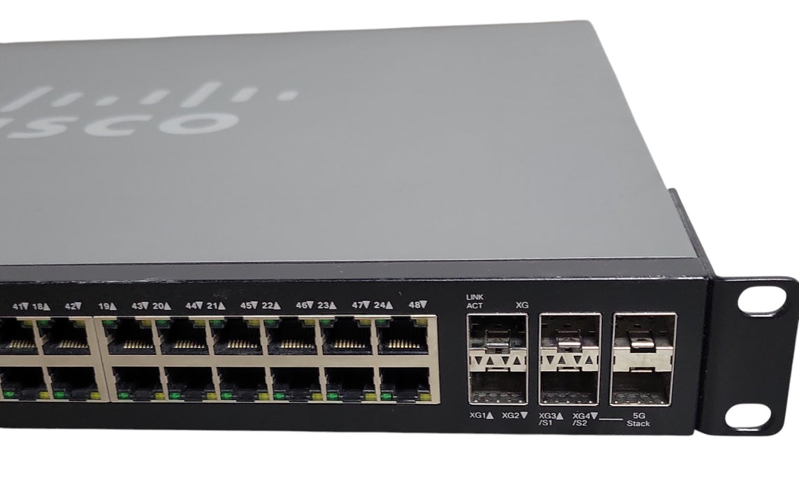 Cisco SG500X-48MP 48-Port Gig with 4-Port 10Gig PoE+ Stackable Managed Switch