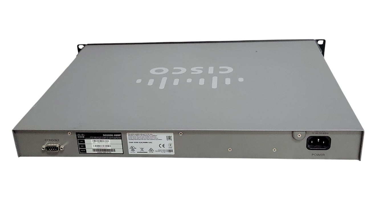 Cisco SG500X-48MP 48-Port Gig with 4-Port 10Gig PoE+ Stackable Managed Switch