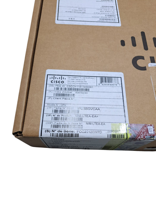 Cisco NIM-LTEA-EA - 4G LTE Advanced Network Interface Module w/ Antennas