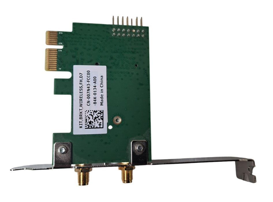 Dell 007N43 PCIe Wireless Adapter Card w/ Intel 8265NGW Dual Band Wi-Fi