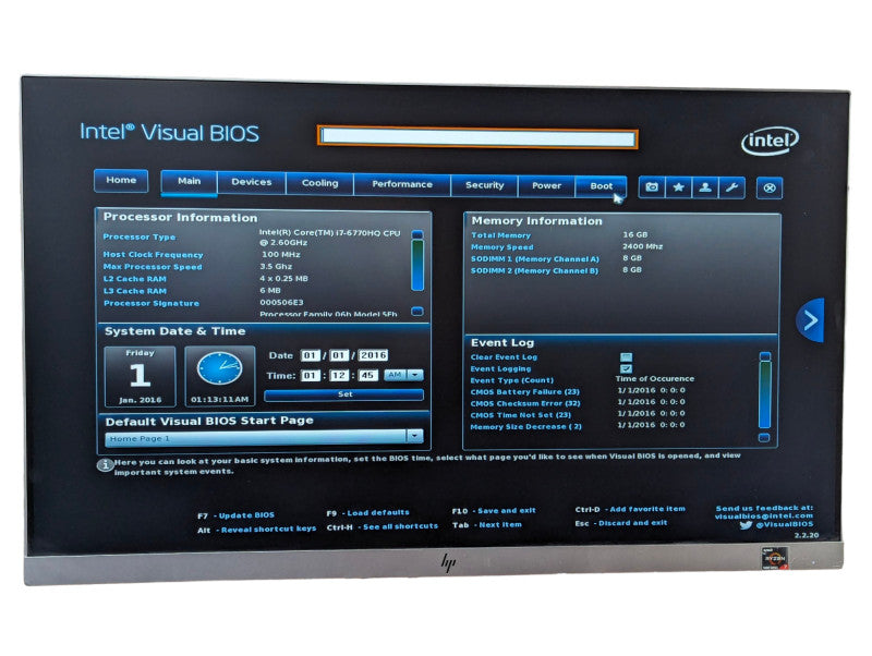 Intel NUC NUC6i7KYK Core i7-6770HQ 16GB RAM & 500GB NVMe Please READ  -