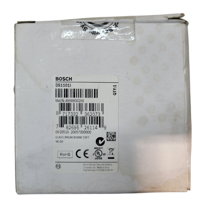 Bosch DS1101i - Round Acoustic Glassbreak Detector 25ft
