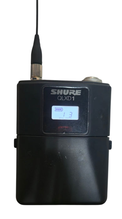 Shure QLXD1 G50 470-534 MHz Wireless Bodypack Transmitter