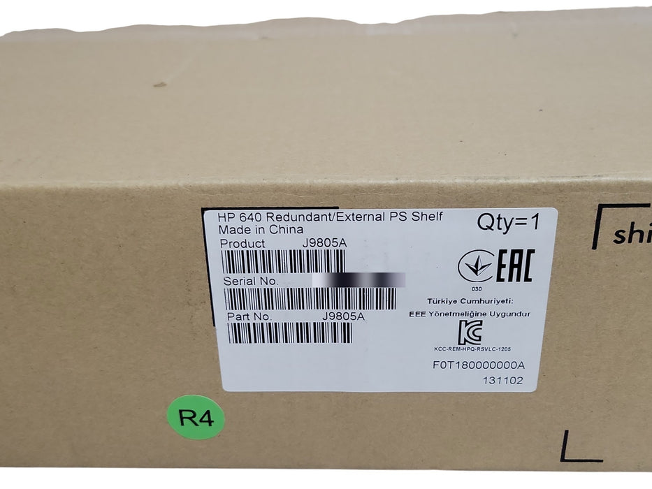HP 640 Redundant/External PS Shelf - J9805A RPS/EPS
