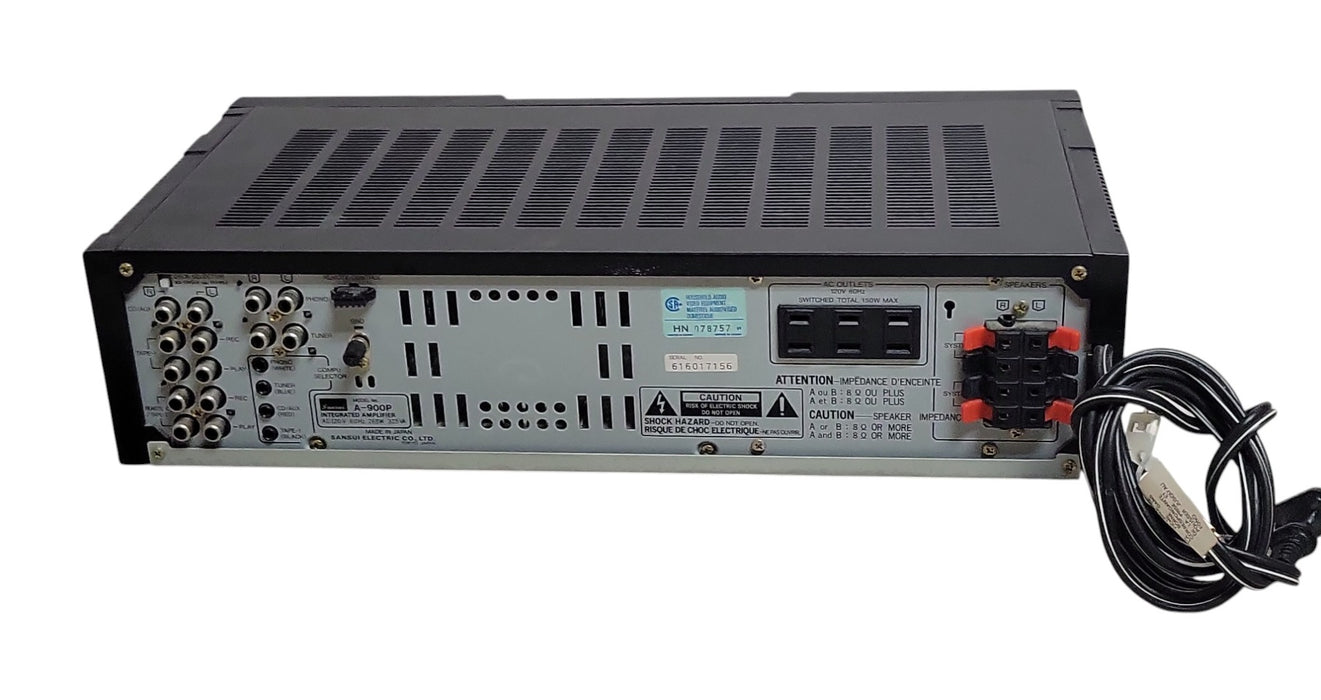 Sansui A-900P Integrated DC Servo Stereo Amplifier (READ)