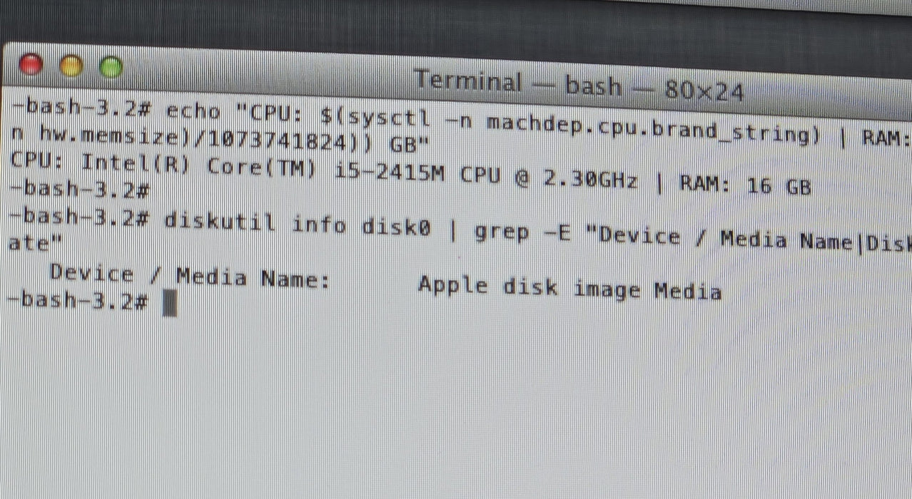 Apple Mac mini A1347 Mid 2011 - Core i5-2415M 16GB DDR3, No HDD