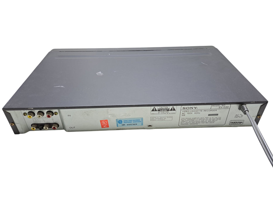 Sony EV-C20 - Video8 NTSC Hi-Fi Stereo Video Cassette Recorder