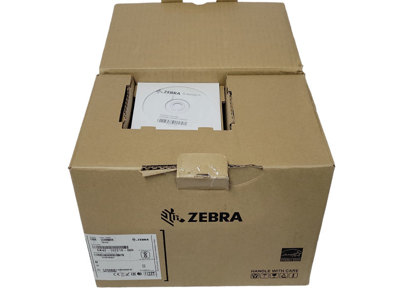Zebra GK420T P/N GK42-102210-000 USB/Ethernet Printer with Zebra Power Supply _