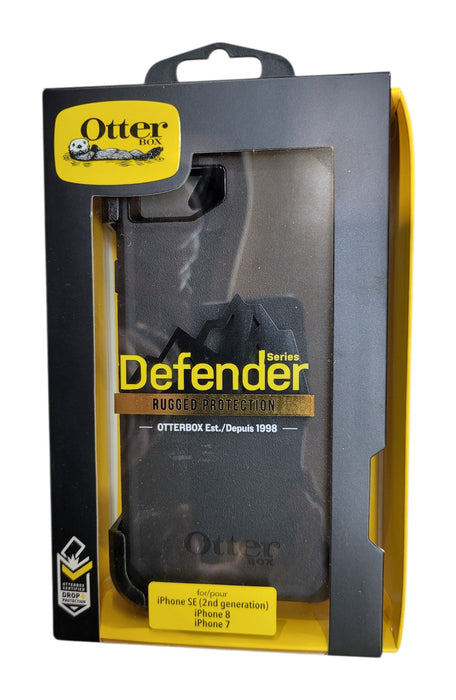 OtterBox Defender Series Rugged Case for iPhone SE (2nd Gen) / 8 / 7 - Black