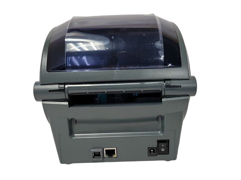 Zebra GK420T P/N GK42-102210-000 USB/Ethernet Printer with Zebra Power Supply _