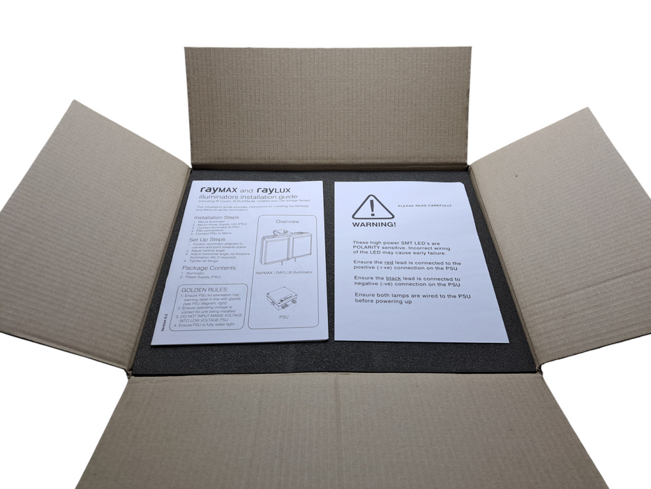 Raytec RAYLUX 100 RL100-AI-50-PR White Light CCTV Illuminator (Open Box)