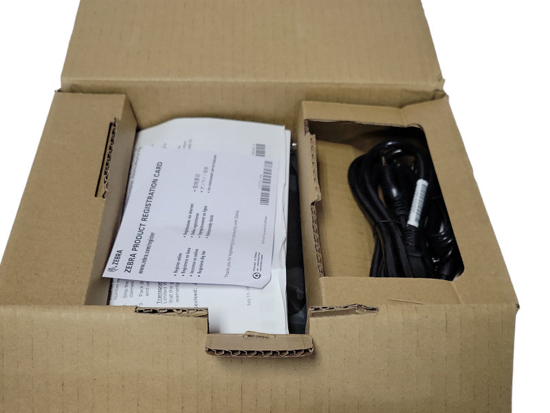 Zebra GK420T P/N GK42-102210-000 USB/Ethernet Printer with Zebra Power Supply _