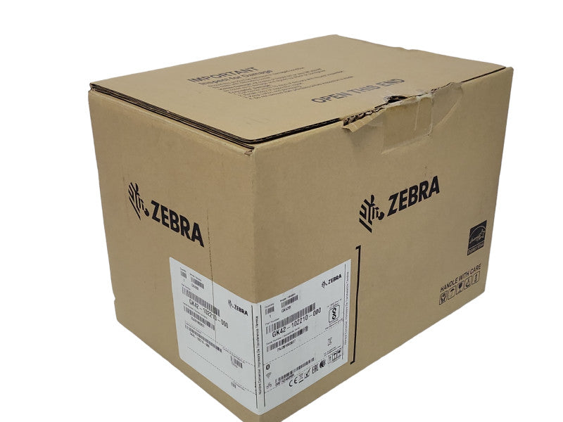 Zebra GK420T P/N GK42-102210-000 USB/Ethernet Printer with Zebra Power Supply _