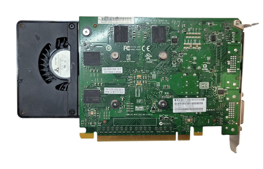 NVIDIA Quadro K2000 2GB GDDR5 PCIe Graphics Card HP