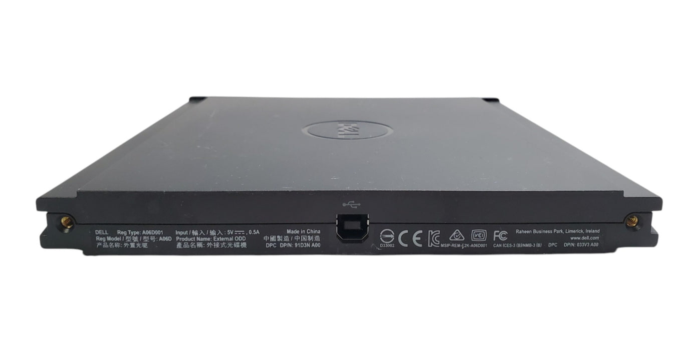 Dell A06D001 External ODD USB Optical Drive w/ Cable