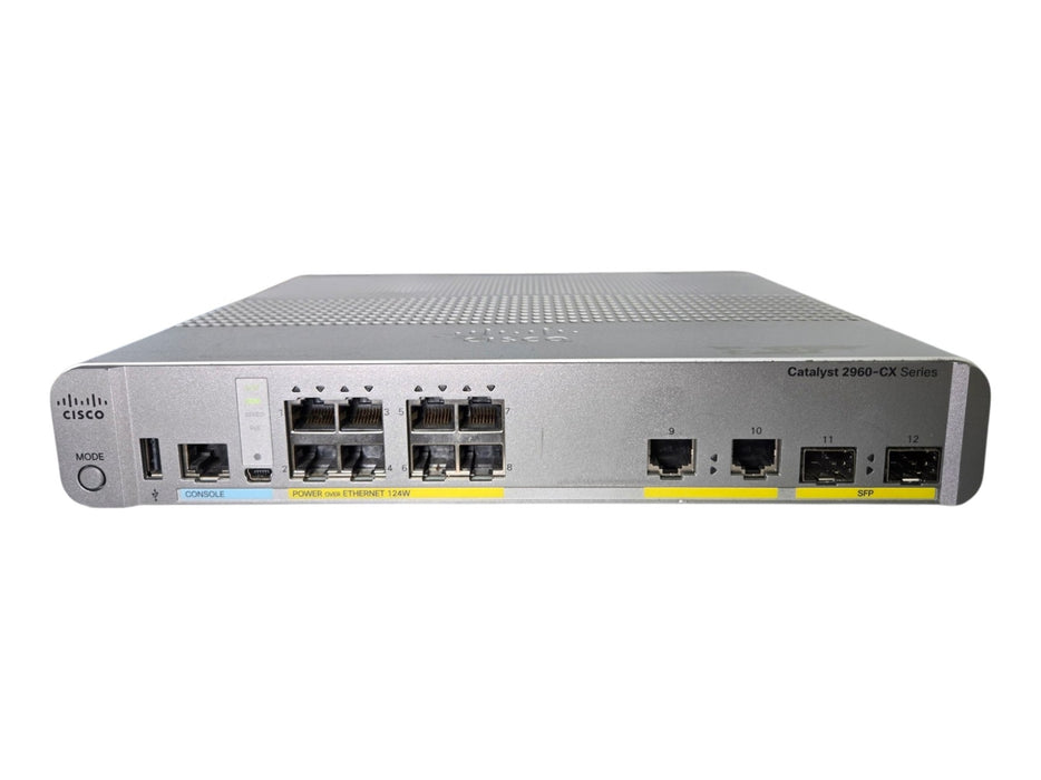 Cisco Catalyst WS-C2960CX-8PC-L - 8-Port PoE+ Gigabit Managed Switch