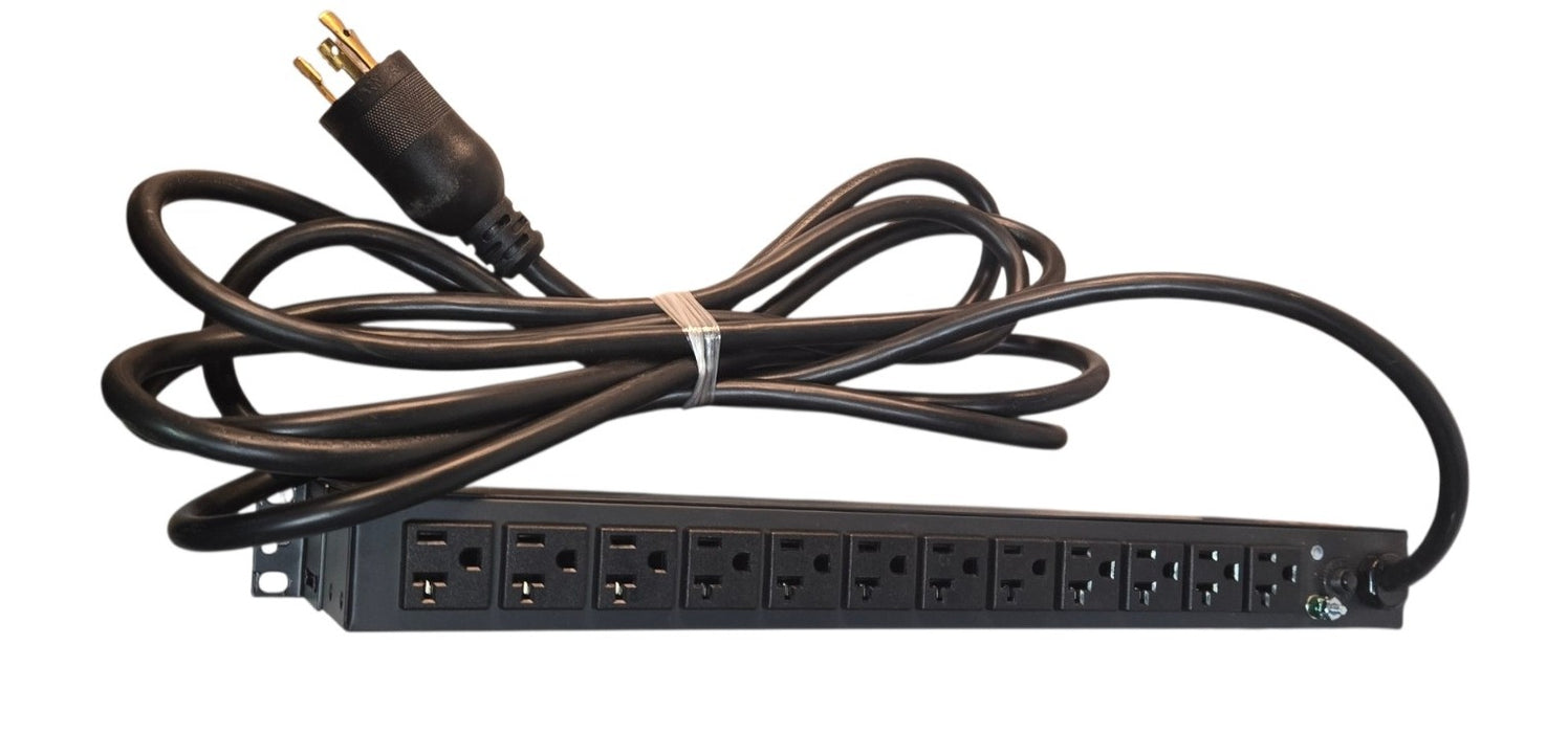 Tripp Lite PDUMH20 - 1U Metered PDU 16A 120V 12 Outlets L5-20P Adapter