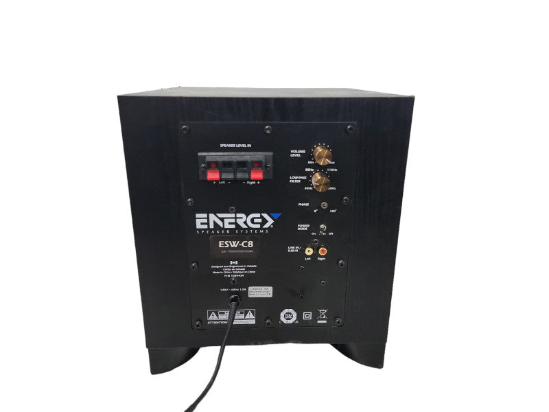 Energy ESW-C8 Powered Subwoofer, TESTED
