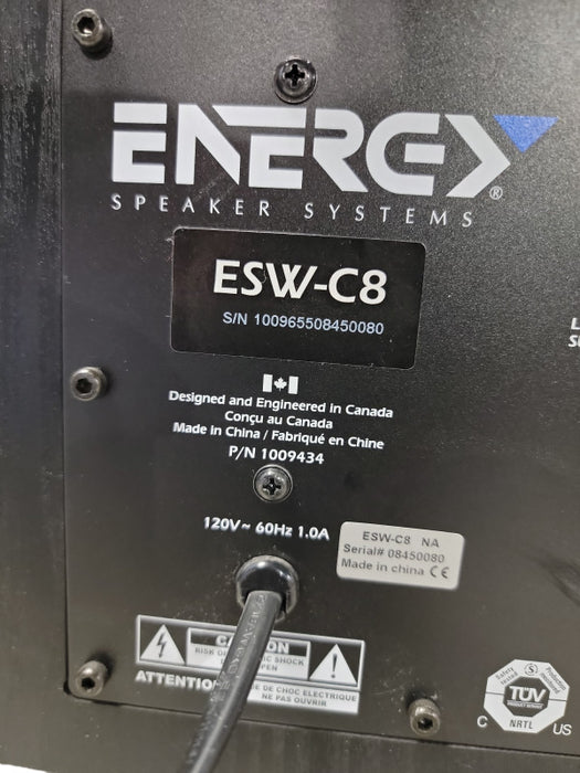 Energy ESW-C8 Powered Subwoofer, TESTED