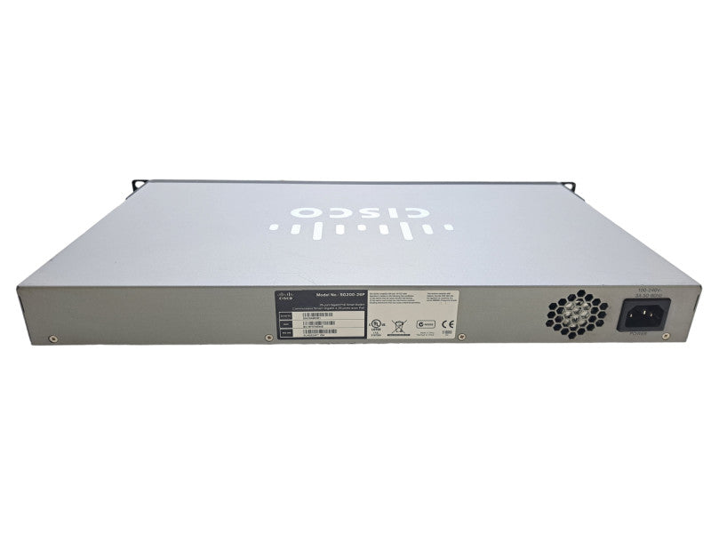 Cisco SG200-26P | 26-Port Gigabit PoE Smart Network Switch | 2x SFP Q