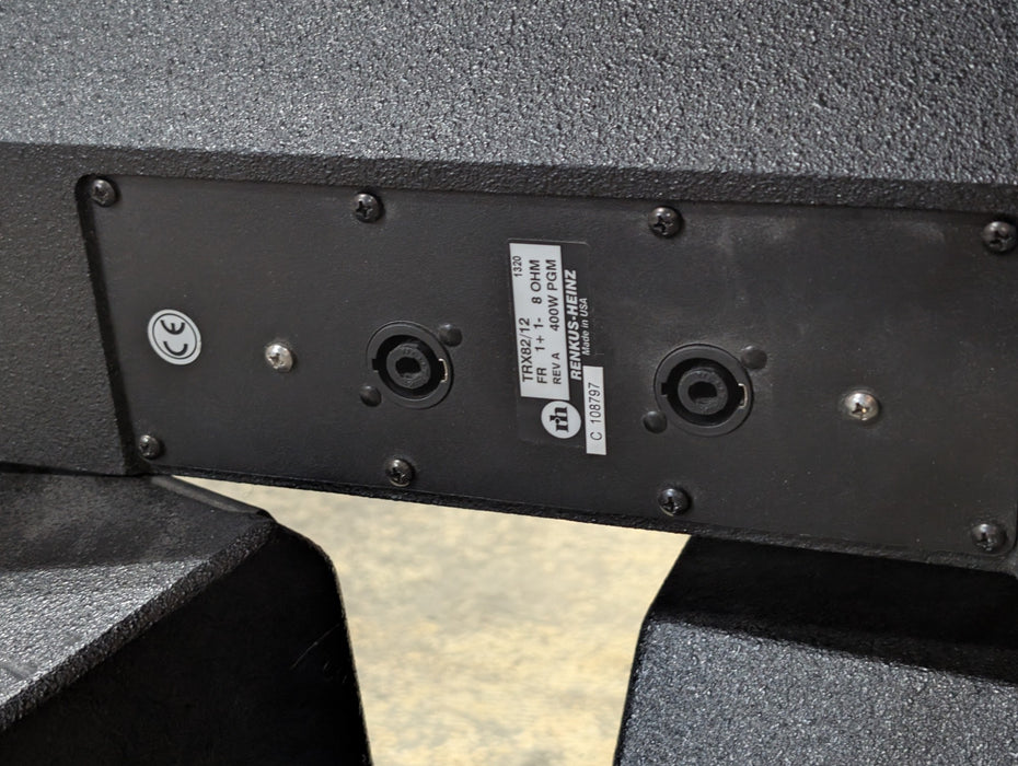 Renkus-Heinz TRX82/12 8 Ohm 400W PGM Passive Speakers - Lot of 3