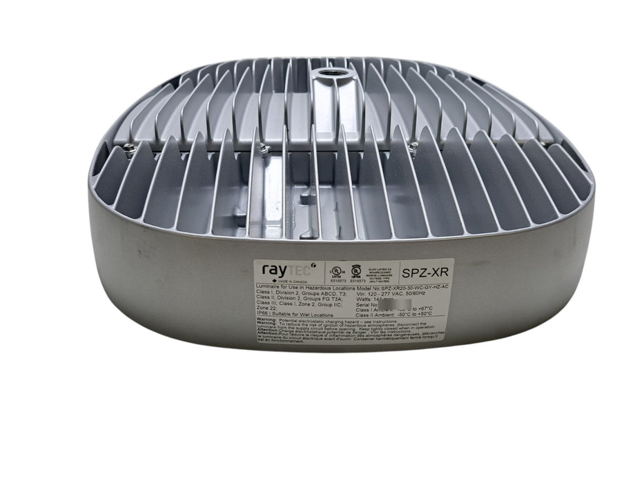 Raytec SPZ-XR SPZ-XR20-30-WC-GY-HZ-AC Hazardous Location LED Luminaire Light
