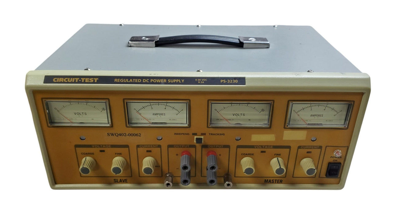 Circuit-Test PS-3230 Regulated DC Fanless Power Supply 0-30VDC 0-3A