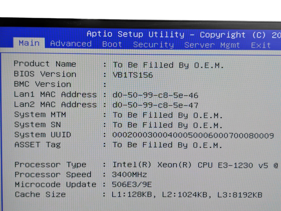 Lenovo ThinkServer RS160 - Xeon E3-1230 v5 32GB DDR4 No Drives 1U Server (READ)
