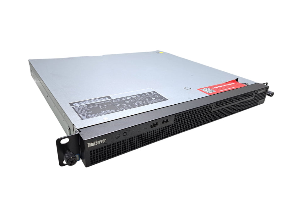 Lenovo ThinkServer RS160 1U 2x 3.5" Server | Xeon E3-1230 v5, 32GB DDR4, No HDDs