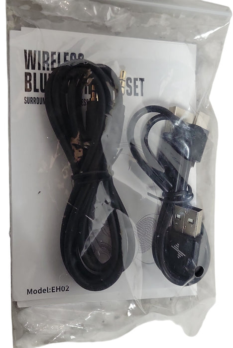 JIAMQISHI EH02 Wireless Bluetooth Computer Headset with Boom Mic