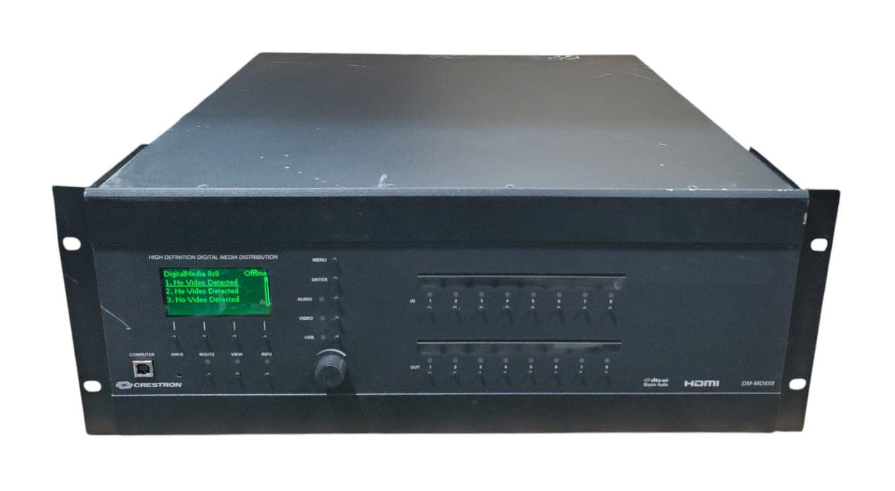 Crestron DM-MD8X8 Digital Media Matrix Switcher w/ Cards *READ* (READ)
