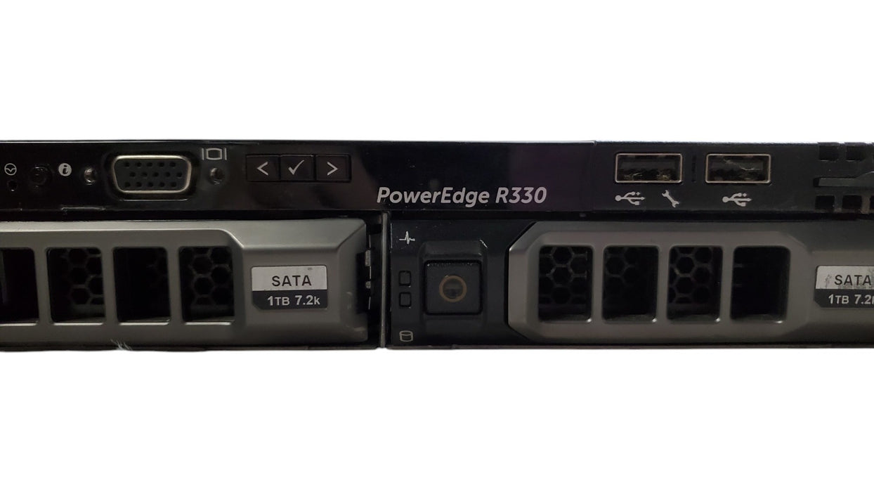 Dell PowerEdge R330 - Xeon E3-1270 v6, 32GB DDR4, H330 - No HDD