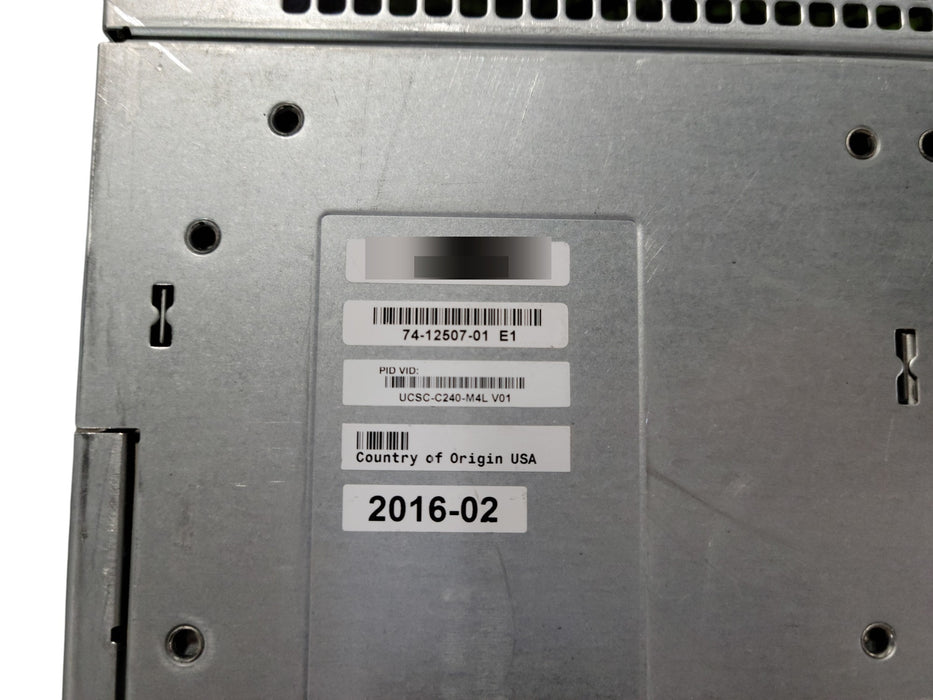 Cisco UCS C240 M4 LFF - 2x Xeon E5-2660 v3 32GB DDR4 12x 3.5" Bays 2x 1200W