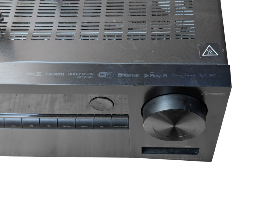 Onkyo TX-NR676 7.2 Channel Network A/V Receiver 4K HDR Dolby Atmos