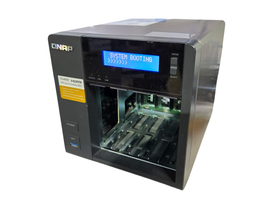 QNAP TS-453A - 4-Bay Network Attached Storage NAS Enclosure (READ)