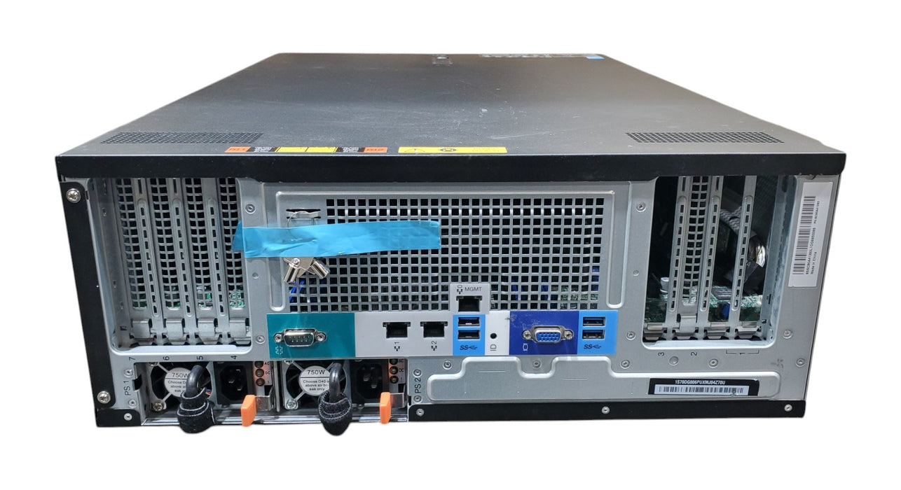 Lenovo ThinkServer TD350 Server No CPU No RAM 2x 750W PSU (READ)