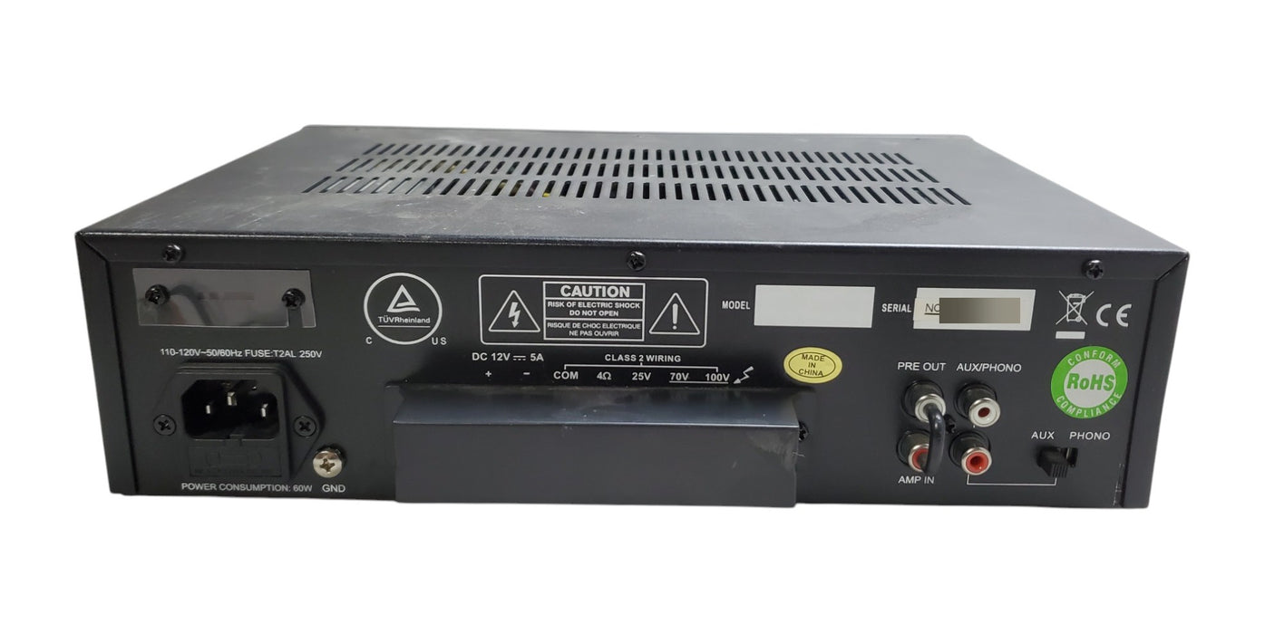 Prologue SA-30 30W Commercial PA Mixer Amplifier