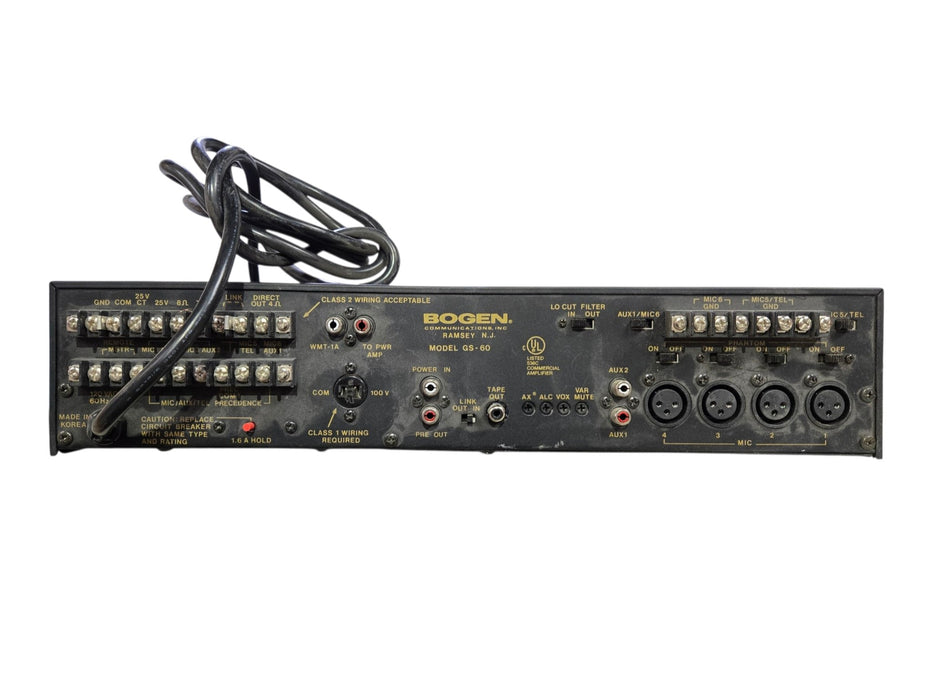 Bogen Gold Seal Series GS-60 60W Commercial PA Amplifier (READ)