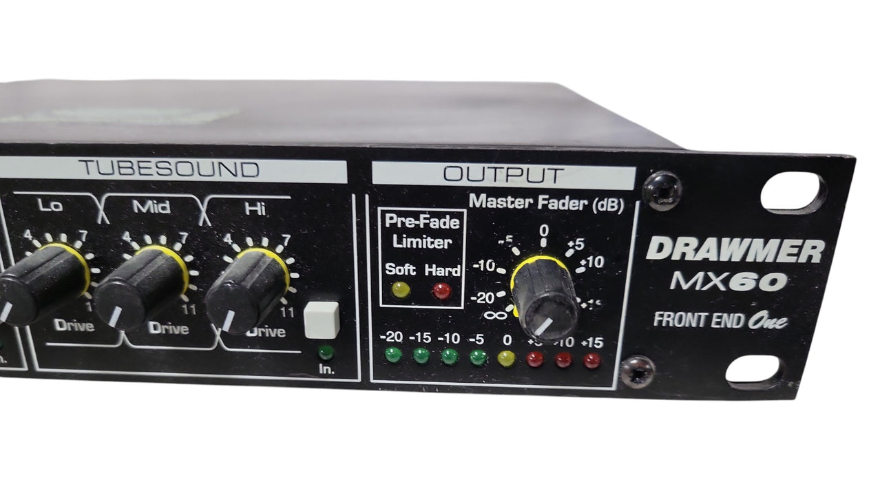 Drawmer MX60 Front End One - Microphone Preamp Channel Strip