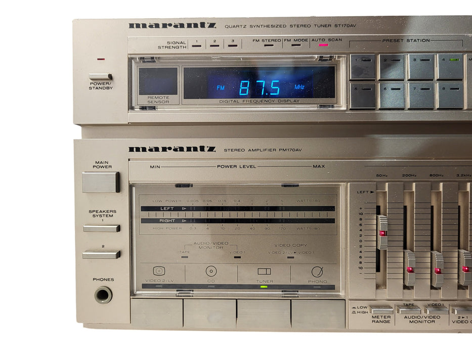 Marantz TA170AV (PM170AV & ST170AV) Stereo Amplifier Tuner Receiver