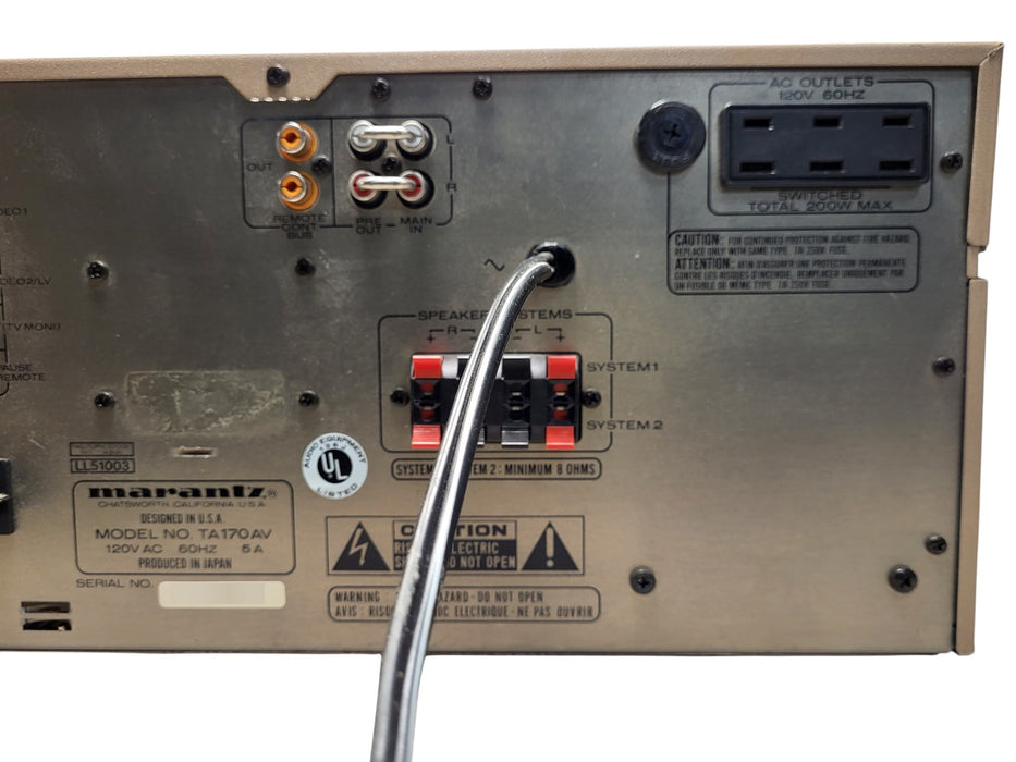 Marantz TA170AV (PM170AV & ST170AV) Stereo Amplifier Tuner Receiver