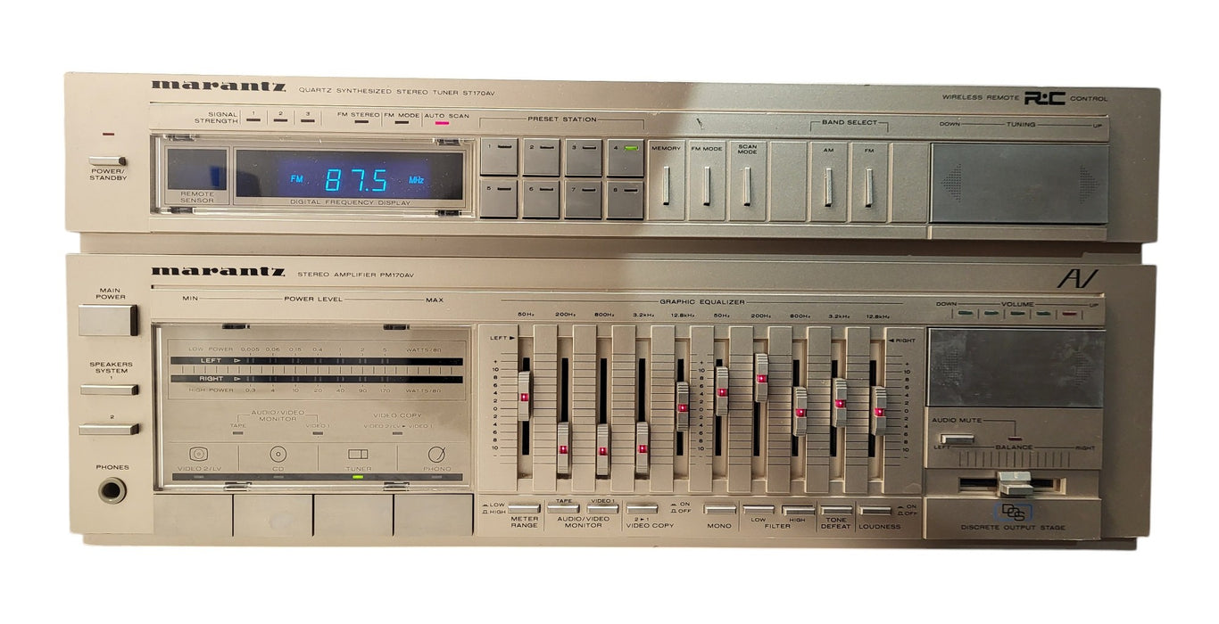 Marantz TA170AV (PM170AV & ST170AV) Stereo Amplifier Tuner Receiver