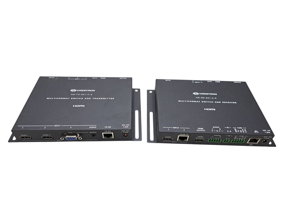 Crestron HD-RX-201-C-E/HD-TX-301-C-E | Multiformat Switch Receiver + Transmitter