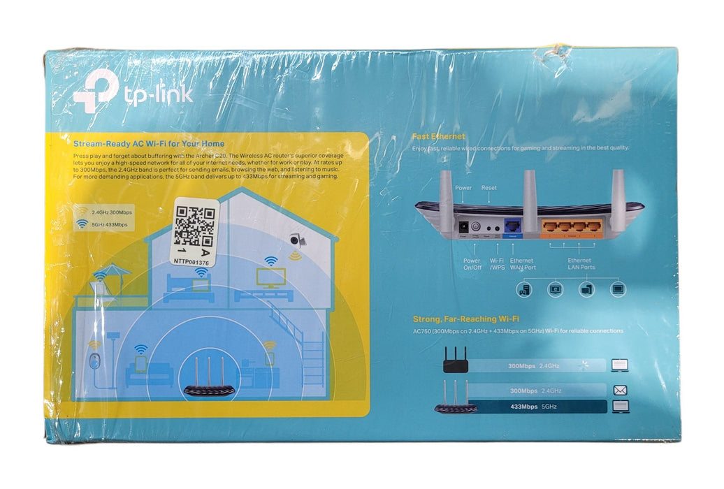 TP-Link Archer C20 - AC750 Wireless Dual Band Router