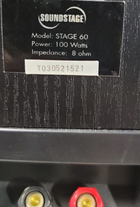 Soundstage Stage 60 Center Channel Speaker with 3DC Center Speaker