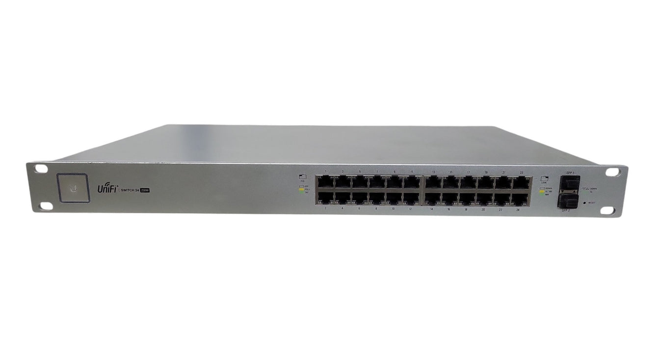 Ubiquiti UniFi US-24-250W - 24-Port Gigabit PoE+ Managed Switch 2x SFP (READ)