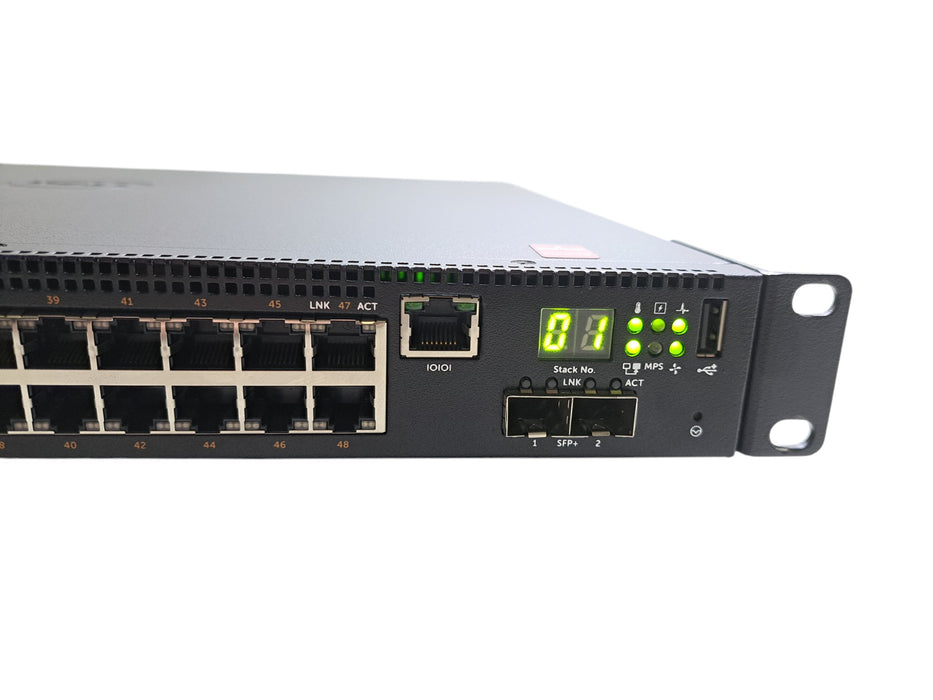 Dell Networking N2048P - 48-Port PoE+ Gigabit Switch 2x 10GbE SFP+