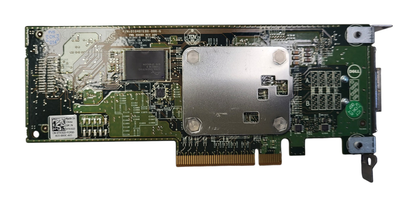 Dell 0T93GD SAS 12Gbps Dual Port External Host Bus Adapter HBA Low Profile